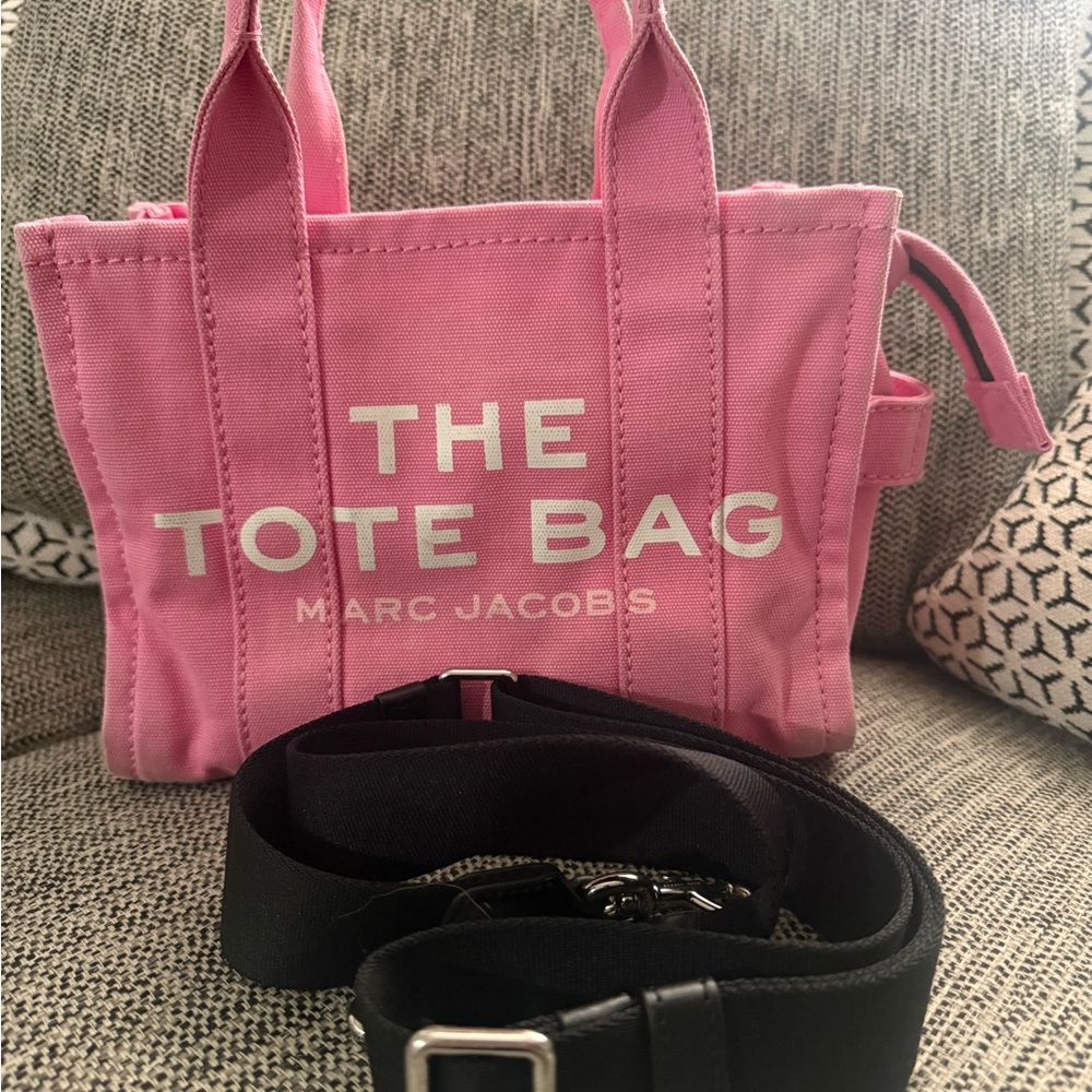Marc Jacobs Pink 'The Tote Bag' Mini Canvas Tote